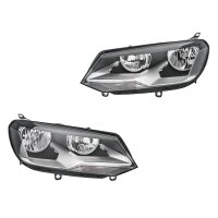 Headlight Set 12 V H15 H7/H7 WY21W W5W Halogen FF HELLA...