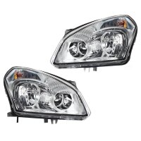 Headlight Set 12 V W5W PY21W H7/H7 Halogen HELLA for...
