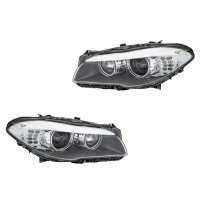 Headlight Set left right 12 V D1S/H7 LED bi-xenon HELLA...