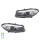 Headlight Set left right 12 V D1S/H7 LED bi-xenon HELLA for BMW 5 Series