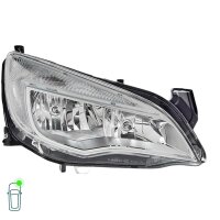 Headlight Set 12 V W21/5W H7/H7 FF Halogen HELLA for e.g. OPEL ASTRA