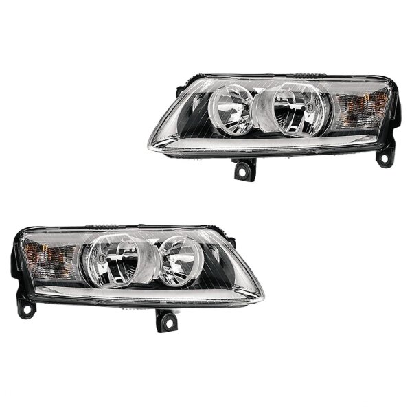 Hauptscheinwerfer-Set li re 12 V H7 PY21W H15 W5W Halogen HELLA für u.a. AUDI A6
