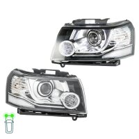 Headlight Set 12 V PY21W D3S LED bi-xenon HELLA for LAND...