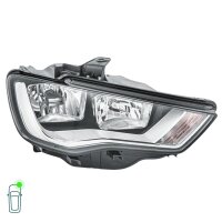 Headlight Set left right 12 V PSY24W H15 H7 FF Halogen HELLA for e.g. AUDI A3