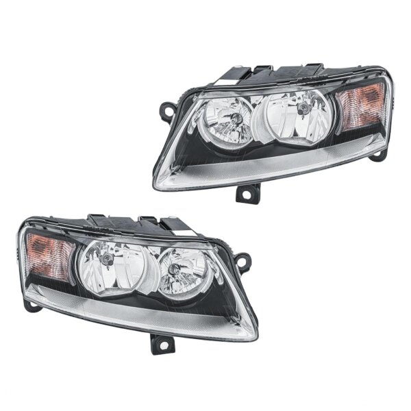 Hauptscheinwerfer-Set li re 12 V W5W PY21W H7 H15 Halogen HELLA für u.a. AUDI A6