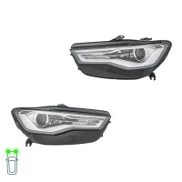 Hauptscheinwerfer-Set 12 V H7 D5S PWY24W LED Bi-Xenon...