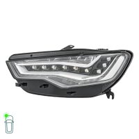 Headlight Set left right 12 V LED HELLA suitable for e.g. AUDI A6