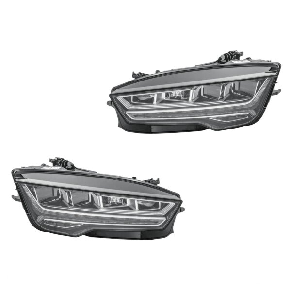 Headlight Set left right 12 V LED HELLA suitable for AUDI A7
