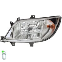 Headlight Set 12 V H7/H3 W5W PY21W Halogen HELLA for e.g. MB SPRINTER