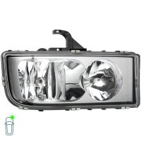 Headlight Set left right 24 V H7/H1 W5W Halogen HELLA for MB AXOR