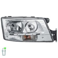 Headlight Set left right 24 V LED H7/H7 PY21W Halogen HELLA for e.g. MAN TGS