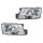 Headlight Set left right 24 V LED H7/H7 PY21W Halogen HELLA for e.g. MAN TGS