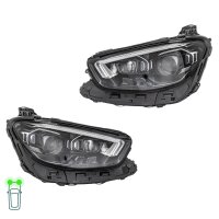 Headlight Set left right LED HELLA for MERCEDES-BENZ...