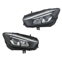 Headlight Set left right 12 V LED HELLA for MERCEDES-BENZ...