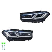 Headlight Set 12 V LED laser HELLA suitable for BMW 5...