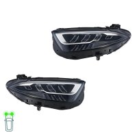 Headlight Set left right 12 V LED HELLA Lighting...