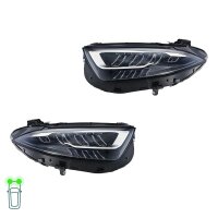 Headlight Set left right 12 V LED HELLA Lighting...