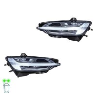 Headlight Set left right 12 V LED HELLA suitable for e.g....