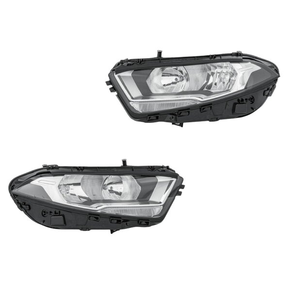 Headlight Set left right H7/H7 halogen HELLA suitable for e.g. MB A-CLASS