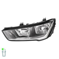 Headlight Set left right 12 V H7 W5W H15 Halogen HELLA for e.g. AUDI A1