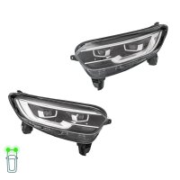 Headlight Set left right LED HELLA suitable for RENAULT...