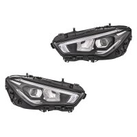 Headlight Set left right 12 V LED HELLA for MERCEDES-BENZ...