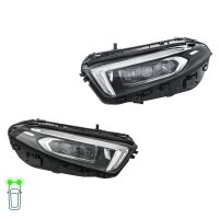 Headlight Set left right LED HELLA for MERCEDES-BENZ...