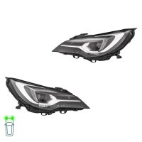 Hauptscheinwerfer-Set links rechts 12 V LED Matrix HELLA...