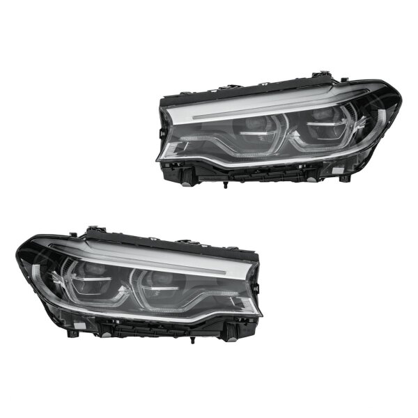Headlight Set left right 12 V LED HELLA for BMW 5 Series and others