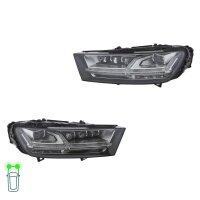 Headlight Set left right 12 V LED Matrix HELLA suitable...