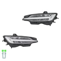 Headlight Set left right LED HELLA suitable for e.g....