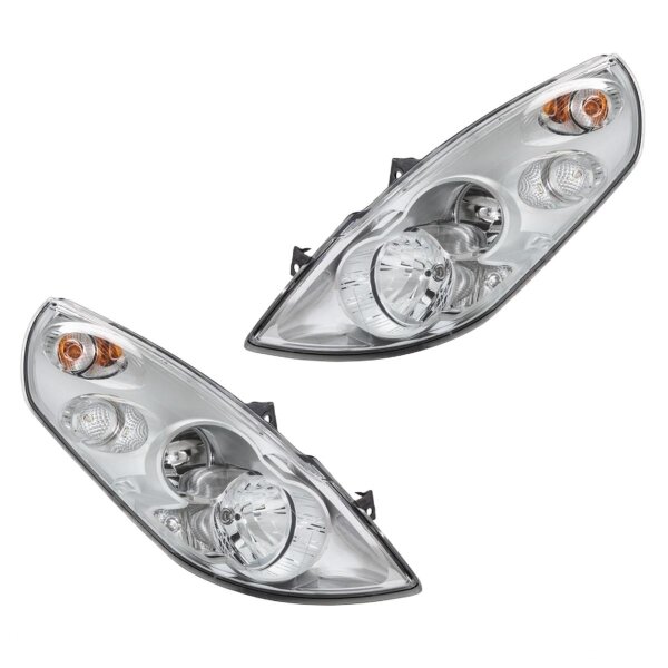 Headlight Set 12 V W5W PY21W H7/H1 Halogen FF HELLA for e.g. OPEL MOVANO