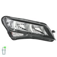 Headlight Set 12 V PW24W PWY24W H7/H7 FF Halogen HELLA for e.g. SKODA