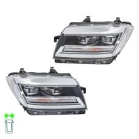 Headlight Set left right H21W LED HELLA suitable for e.g....