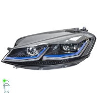 Headlight Set left right LED HELLA suitable for e.g. VW GOLF