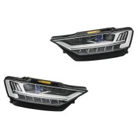 Headlight Set left right 12 V LED matrix high-resolution...