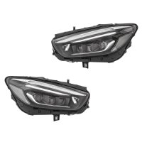 Headlight Set left right 12 V LED HELLA for MERCEDES-BENZ...