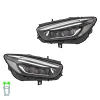 Headlight Set left right 12 V LED HELLA for MERCEDES-BENZ...