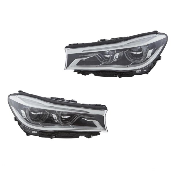 Headlight Set left right 12 V LED HELLA suitable for BMW 7 Series
