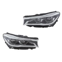 Headlight Set left right 12 V LED HELLA suitable for BMW...