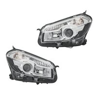 Headlight Set left right 12 V D1S/H7 W5W PY21W Xenon...