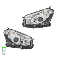 Headlight Set left right 12 V D1S/H7 W5W PY21W Xenon...