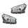 Headlight Set left right 12 V D1S/H7 W5W PY21W Xenon HELLA for NISSAN QASHQAI