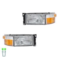 Headlight Set 24 V P21W H4 R5W Halogen HELLA suitable for...