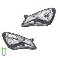 Headlight Set left right 12 V H4 W21/5W PY21W Halogen...
