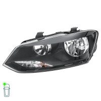 Headlight Set 12 V W5W PY21W H7/H7 FF Halogen HELLA for e.g. VW POLO