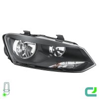 Scheinwerfer-Set links/rechts W5W HELLA für VW Polo (6R1, 6C1)