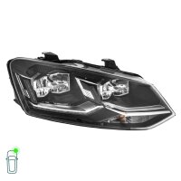 Headlight Set 12 V WY21W LED HELLA suitable for e.g. VW POLO