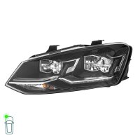 Headlight Set 12 V WY21W LED HELLA suitable for e.g. VW POLO