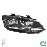 Scheinwerfer-Set links/rechts WY21W HELLA für VW Polo (6R1, 6C1)